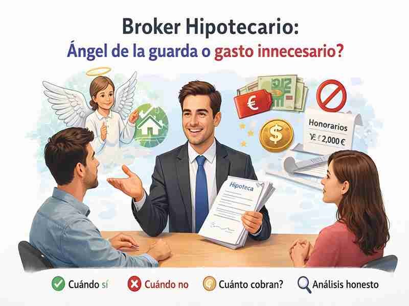 Broker Hipotecario: ¿Ángel de la guarda o gasto innecesario?